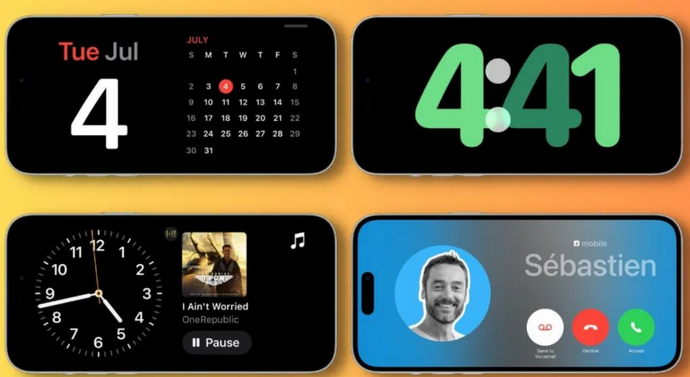 铁西苹果手机维修分享iOS17横屏充电待机显示有什么好处 