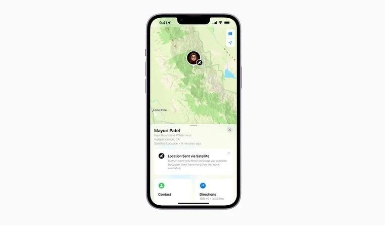 铁西苹果14维修分享iPhone14系列中 FindMy功能通过卫星分享位置方法教程 